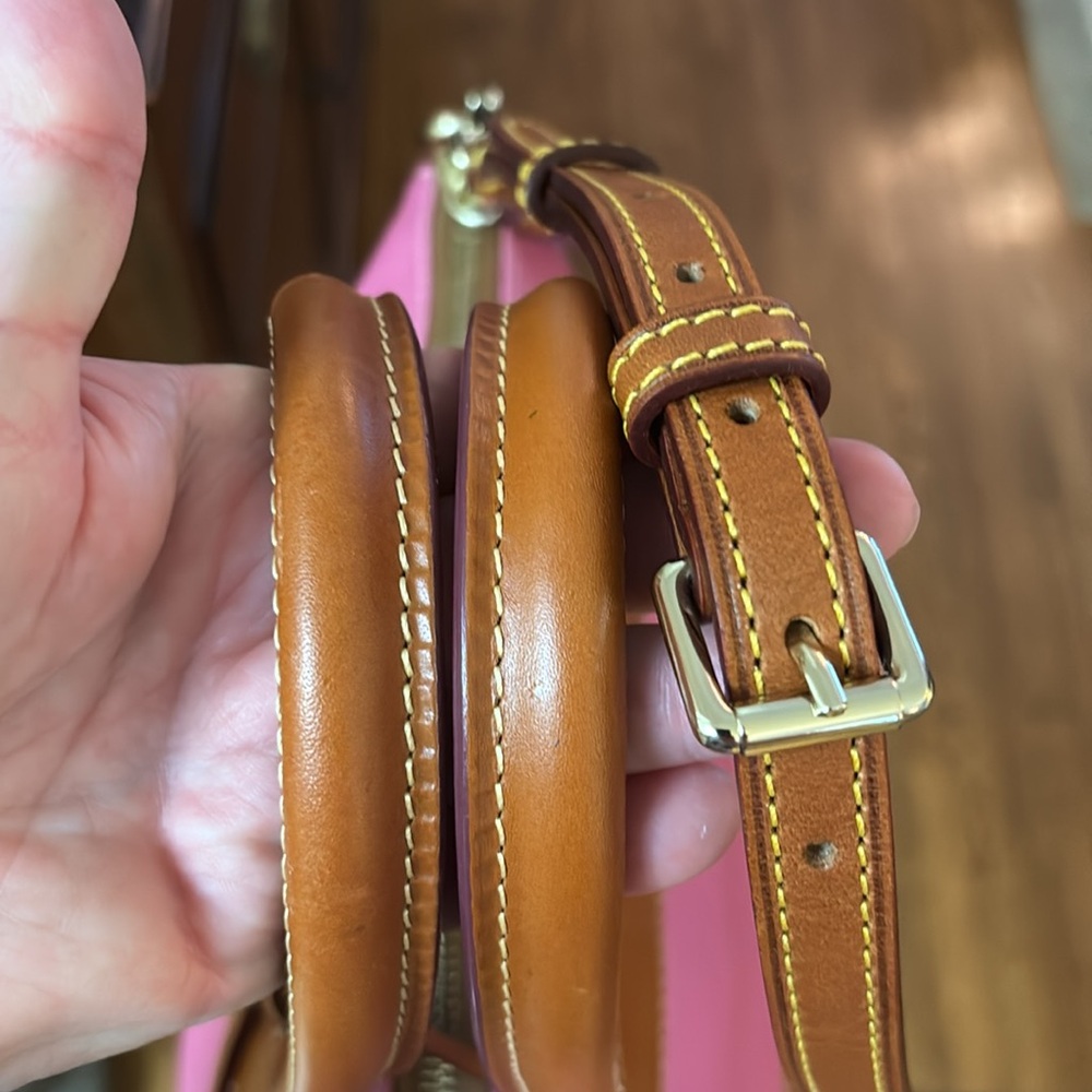 Dooney & Bourke Pink and Tan Satchel - Picture 12 of 16
